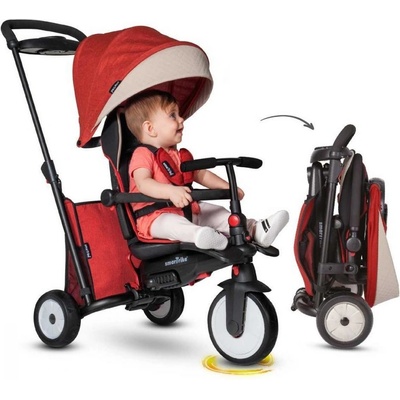 Smart Trike Folding Trike STR5 Skladacia 7v1 červená melanž