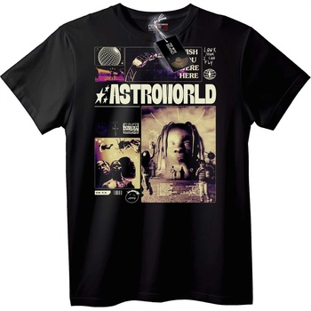 NOONEBRAND Тениска Astroworld - 2XL, White