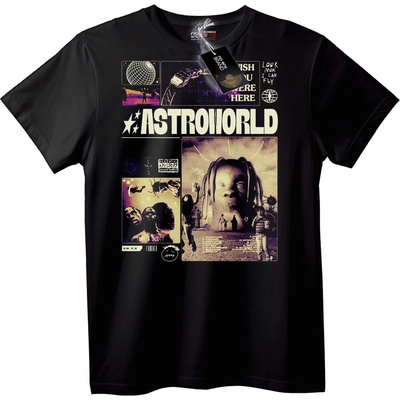 NOONEBRAND Тениска Astroworld - 2XL, White