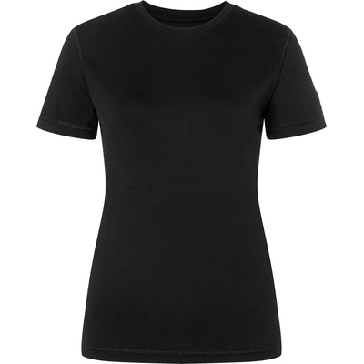 super. natural Дамски долна фланелка с къс ръкав super. natural Women's Lux Base Tee T-shirt - Jet Black (114-3595-0114)