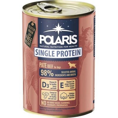 Polaris Single Protein Adult paté hovädzie 400 g