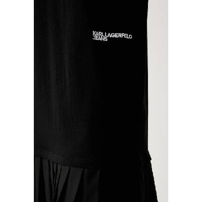 Karl Lagerfeld Jeans рокля от памук (B3W13014)