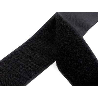 Suchý zip háček + plyš šíře 50 mm Varianta: 2 černá, Balení: 1 m 8849/135900/32733
