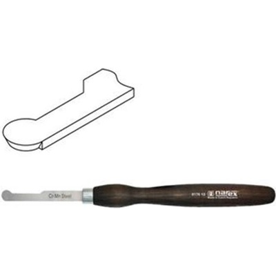 Narex Bystřice 817710 - Dláto na soustružení dřeva STRUH 105x345mm vnitřní radiusový - PRAVÝ, Cr-V