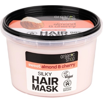 Organic Shop Sweet Almond & Cherry Silky Hair Mask 250 ml