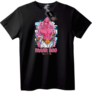 NOONEBRAND Тениска Majin Boo Аниме - M, Black