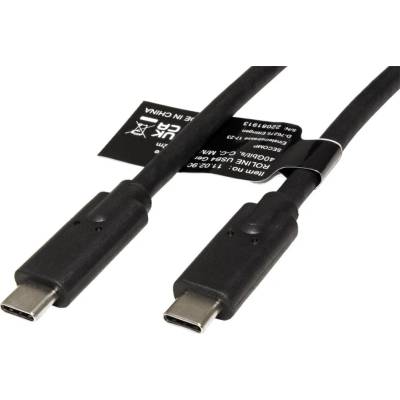 Roline 11.02.9092 USB4 40Gbps USB C(M) - USB C(M), PD 100W, 0,8m, černý