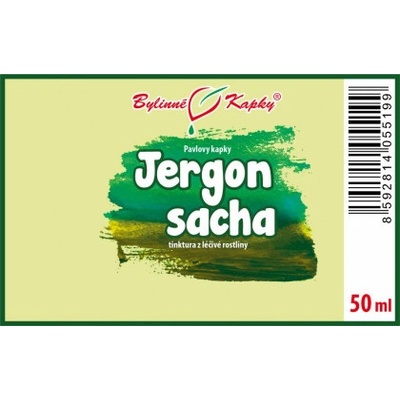 Jergon sacha - bylinné kapky (tinktura) 50 ml