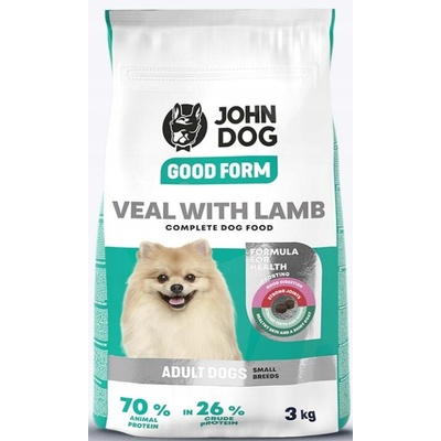 John Dog Mini Adult telecí s jehněčím 12 kg