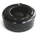 ALKAN AN-Пепелник ветроустойчив кръгъл Ø9xh4cm ЧЕРЕН (К-1009) (01361253)
