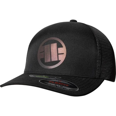 PitBull West Coast full cap LOGO IRIDESCENT FLEXFIT černá