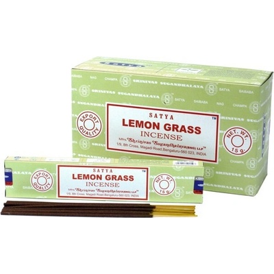 Shrinivas Satya Indické vonné tyčinky Lemongrass 15 g