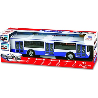 Rappa Autobus hlásí zastávky česky s funkčními dveřmi