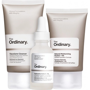 The Ordinary The Daily čisticí emulze 50 ml + hydratační sérum 30 ml + hydratační krém 30 ml dárková sada