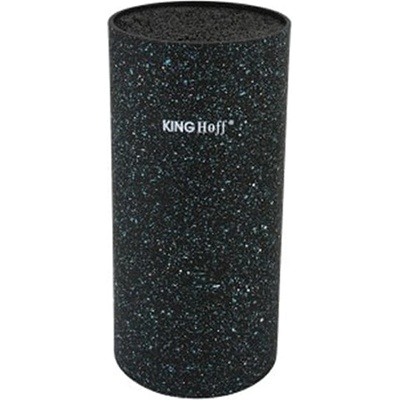 Kinghoff Универсална поставка за ножове kinghoff kh 1091, Подходяща за всички размери остриета, Черен мрамор (1645420001)