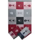 SVITAP Ovečky kocka 50x70cm 3ks červená