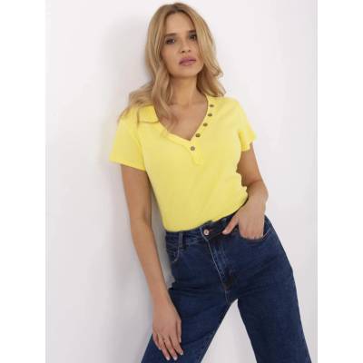 Blouse DHJ-BZ-25168.00-yellow žltá Italy Moda