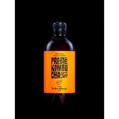 Prostě Kombucha BIO Yerba Mate s příchutí mango 400 ml