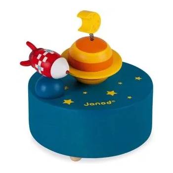 Image 1 of Janod - Детска дървена музикална кутия - Галактика (J04670)
