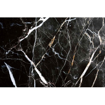 DIMEX ART s. r. o Флизелинов фототапет черен и бял мрамор 375 x 250 см