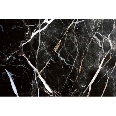 DIMEX ART Флизелинов фототапет черен и бял мрамор 375 x 250 см