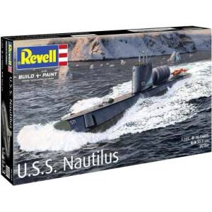 Revell Пластмасов модел комплект подводница 05184 - U. S. S. Nautilus (1: 305)