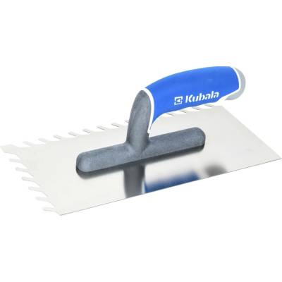 KUBALA Hladítko nerezové se šikmými zuby MASTERLINE XL | 130x270 mm, zub 8