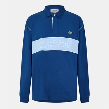 Image 1 of Lacoste Блуза с яка Lacoste Men's Rugby Polo Shirt - Globe/Overview