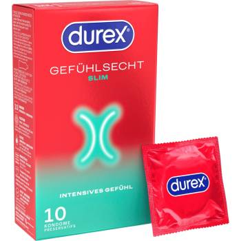 Durex - Тънки презервативи (10 бр. )