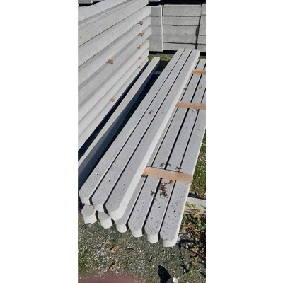 Betónový stĺpik 8 x 8 x 240cm, hladký, rovný