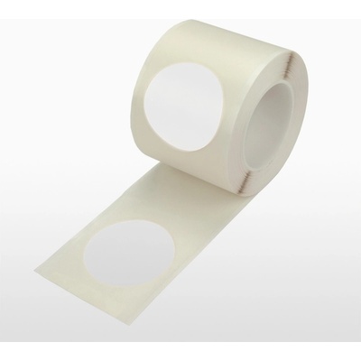 Podlahové vyznačovací body WT-5226, permanentní – polyester, bílá, 75 mm × 25 m