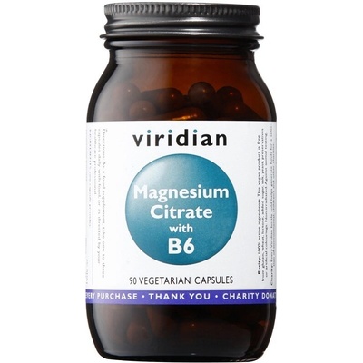 Viridian Magnesium Citrate with Vitamin B6 90 kapsúl