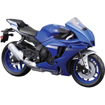 Maisto Метален мотоциклет Maisto Special Edition - Yamaha YZF-R1, със стойка, 1: 18, син (MST39047_YZFR1)
