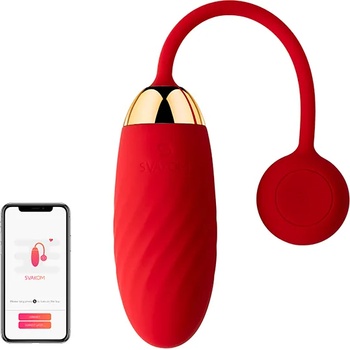 Image 1 of SVAKOM Ella Vibrating Egg Red