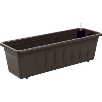 Plastkon Samozavlažovací truhlík Garden Flor 40 cm hnědý