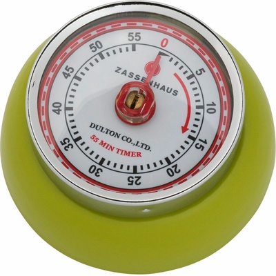 Zassenhaus 72259 Speed Retro Kuchynská magnetická minútka zelená / priemer 7 cm (72259)