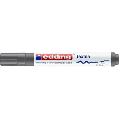 Edding 4500 popisovač na textil sivý