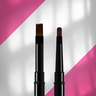 STALEKS Двустранна четка за гел Staleks 7 мм. и 10 мм (NBE-04/08)