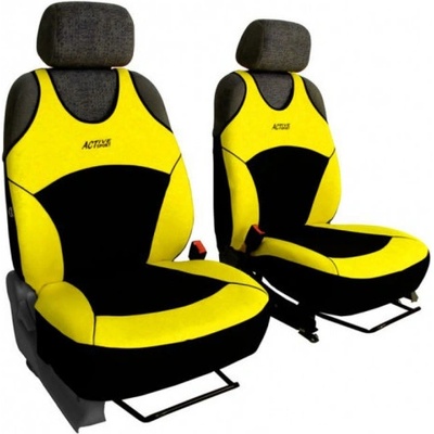 Autopoťah Pok-ter Autotričká Active Sport Fabric A žlté Velour-velour