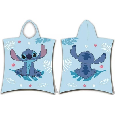 Jerry Fabrics Pončo Lilo and Stitch Blue 50 115 cm
