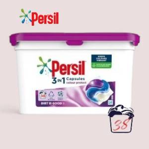 Persil Color Protect 3in1 Капсули за пране 38бр (1614-1)