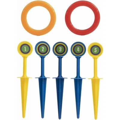 Hra házení kroužků na kolíky 29 cm