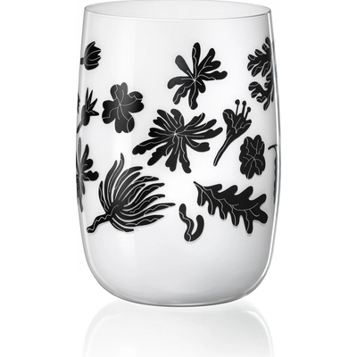 Crystalex sklenená váza Rhizom white 20,5 cm