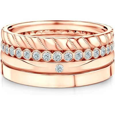 Savicki Sada prsteňov Symphonylato laboratórne diamanty ZST SAVNo 525R 529LAB R 535LAB R 504R