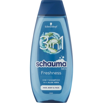 Schauma Men šampón Morské minerály a Aloe Vera 3 v 1 400 ml