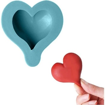Cakesicq Silikonová formička srdce 8,5x8cm