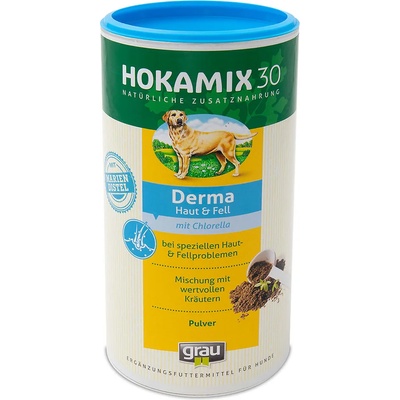 GRAU 2х750г HOKAMIX30 Derma GRAU, прахообразна хранителна добавка за кучета