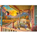 Schmidt Spiele - Puzzle Veranda in the mountains - 1 000 piese