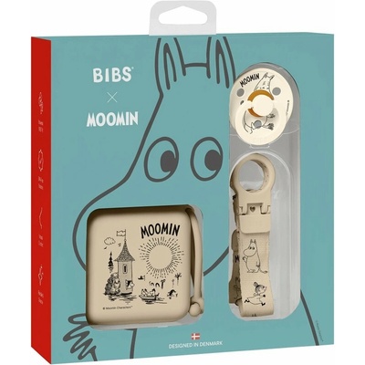 Bibs Moomin darčekový set Vanilla