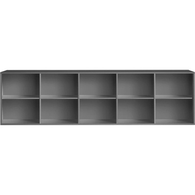 Antracitovosivá závesná knižnica 220x61 cm Mistral – Hammel Furniture